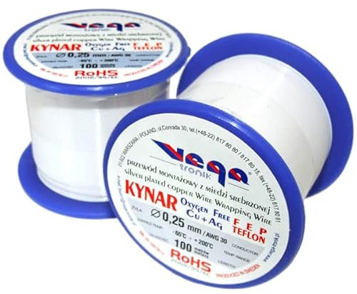 KYNAR - Filo avvolgente, 100 m, colore: Bianco