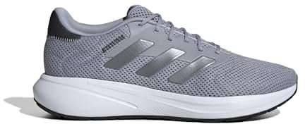 adidas Uni-Erwachsene Response Runner U Sneaker, Grau, 38.6666666666666666667, Halo Silver/Night Metallic/Carbon, 43 1/3 EU