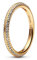 PANDORA 14k Gold-plated, clear cubic zirconia 169679C01-44