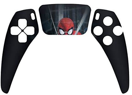 Skin kompatibel mit Sony Playstation 5 PS5 Controller Folie Sticker Marvel Spider-Man Kinofilm