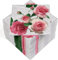 HEKU 100 Servietten, 3-lagig, 33x33cm, Garden of Roses I Saugstark und praktisch verpackt I Ideal für Hochzeiten, Jubiläen und besondere Anlässe