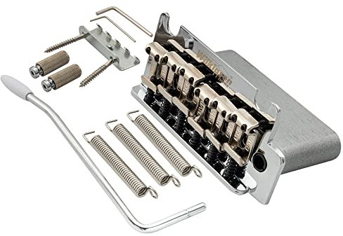 Wilkinson WOV05 54mm Vintage 2-Point Chevalet Tremolo Bridge Vibrato pour Guitare électrique MIJ/MIK Strat, Chrome