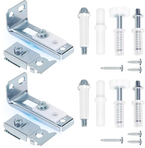 Bifold Door Hardware Repair Kit, 2-Pack Bifold Closet Door Hardware Kit Folding Door Hardware Repair Replacement Tool Kit