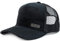 MAGGIORE Samt Herren Kappe Unlimited Schwarze Mütze mit Netzrücken, Verstellbarem Verschluss & Metallplatte Logo, Kleidung lässig & formell - Baseball Caps für Herren & Frauen