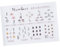 ibasenice 1 Stk englisches Alphabet kinderzimmerdeko room decoration Abc-Lerntafel Alphabet-Wandkunst Poster Schlafzimmer hängendes Alphabet hängendes alphabet der karikatur Kleinkind