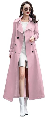 ebossy Women's Women Duster Trench Dress Coat Maxi Coat (pack of 1)