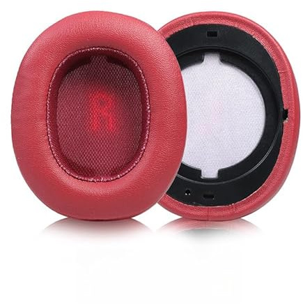 Premium Protein Leather Ear Pads for JBL E55BT - Noise Isolating Replacement Cushions, Soft Over-Ear Pads Wireless Headphones Earpads Maintain Original Sound (1 Pair)
