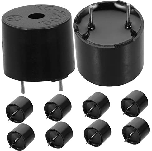 CHILDWEET 10 Stück 5 V Summer Piezo Summer Piezo Alarm Für Auto Elektronischer Summer Alarm Piezoelektrischer Tonalarm 5 V Piezo Summer Piezo Alarm Für Alarm Mit Hohen