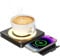 Smart Coffee Mug Warmer, 15W Wireless Charging, 3 Heat Settings, Temperature Controlled, 8H Auto Off, Candle Warmer, Safe for Heating Coffee, Beverage, Milk, Tea