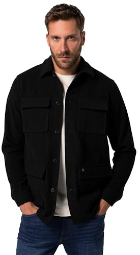 JP 1880 Herren große Größen Übergrößen Menswear L-8XL Fieldjacket, wasserabweisend, recycelte Materialien mit Wolle 831642