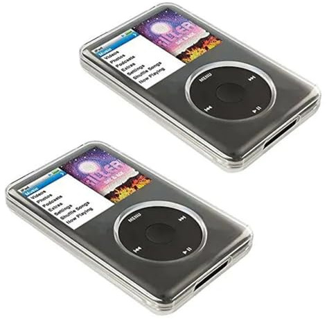 Vollständige Schutzhülle für iPod Classic 80 GB 120 GB 160 GB, für iPod Video 2 Gen. 30G PC Schutzhülle Skin Anti-Drop Anti-Staub-Abdeckung (2 Stück)