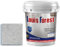 Louis Forest Epoxid-Bodenfarbe, Hochglanz-Marmor-Effekt, Epoxid-Bodenbeschichtung, Epoxid-Farbige Sandbodenfarbe, 0,5/1 kg, schnelltrocknend, rutschfest, verschleißfest (weißes Hanfgrau, 0,5 kg)