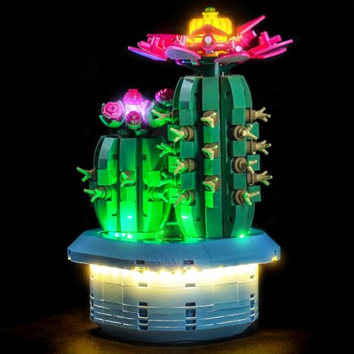 LocoLee Led Light Set Compatible with Lego 11509 Flowering Cactus Led Decoration Lighting Kit Compatible with Lego The Botanical Collection 11509 Building Blocks Model,Only Lights Set,No Model