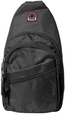 Cham Cham Unisex Tasche - Unisextasche aus Textil in Schwarz mit Reißverschluss