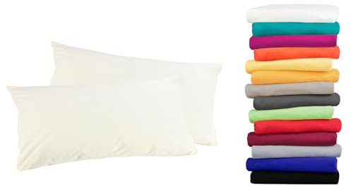 Moon 2er Pack Luxury Linon Kissenbezug 100% Baumwolle-natur-40x60