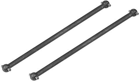 Dilwe RC Auto-Antriebswellen, 2 Stück 101mm Metall-Hundeknochen-Antriebswellen für FS 53633/51805/51806 1/10 RC-Zubehörteile(Schwarz)