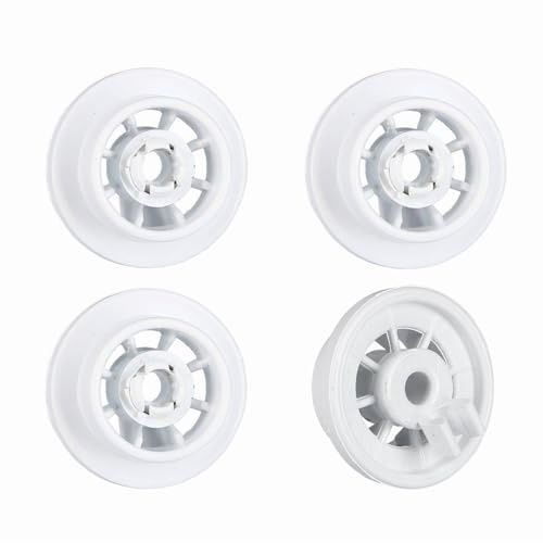 LUTH Premium Profi Parts 4x Korbrolle Rolle für Unterkorb kompatibel mit Bosch 00165314 165314 in Geschirrspüler Spülmaschine