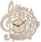 Namofactur Musiker Geschenke Geschenkideen Musikliebhaber Wanduhr mit Gravur aus Holz personalisiert