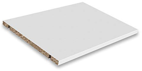 Stil.Zeit Einlegeboden - Größe: 43,4 x 31,6 cm - Farbe: Weiß Matt - passen für Sideboards, Lowboards & Highboards mit Einer Breite von 920 cm - Höhe individuell einstellbar - inkl. 4X Bodenträger