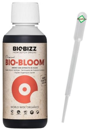 Weedness BioBizz Dünger Bio Bloom 250 ml - Grow Anbau Blütephase Naturdünger NPK Organischer Pflanzen Flüssig Outdoor Indoor Zimmerpflanzen