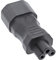 InLine 16723B Netzadapter IEC 60320 C14 / C5, 3pol. Kaltgeräte/Notebook
