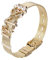Heideman Mesh Armband Milanaise Damen - aus hochwertigem Edelstahl - silber gold rosegold farbend poliert - Armkette für Frauen mit Charms - Herz mit Stein weiß