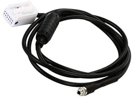 Akozon AUX-Adapterkabel, 12-poliges AUX-Zusatz-Audioeingangskit für E60 E61 E63 E64