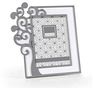 GICOS IMPORT EXPORT SRL Cornice Porta Foto in Legno Decoro Albero della Vita Foto 13 * 18 cm Cornice 23 * 26 cm Shabby Chic Arredamento MOG-800092