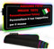 Tappetino Mouse da Gioco LED RGB Esteso Personalizzato Crea il tuo Tappetino Spessore 4 mm, Regalo Personalizzato per Gli Amanti del Gioco, 60-80-90cm × 30-35-40cm