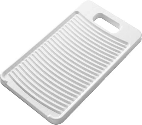 Lavagna antiscivolo appendibile, con treppiede fisso in plastica spessa, strumento per la pulizia dei vestiti (bianco)