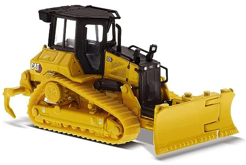 Diecast Masters 1:87 HO Scale Model Cat D5 Dozer | Mit Klappschild, detailgetreues CAT Baufahrzeug, ab 14 Jahren, für Sammler, 85953