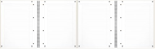 Oxford International A4+ Narrow Ruled Wirebound Classic Notebook, A4, lined,Orange/Black/Red (Pack of 2)