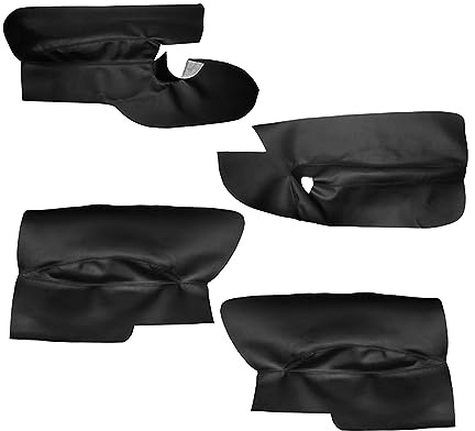Intérieur Couverture Garniture Pour VW Pour Golf 5 Pour MK5 2005 2006 2007 2008 2009 2010 Seulement 3 Portes Voiture Microfibre Cuir Porte Panneau Couverture Garniture Protection ( Couleur : 4 pièces