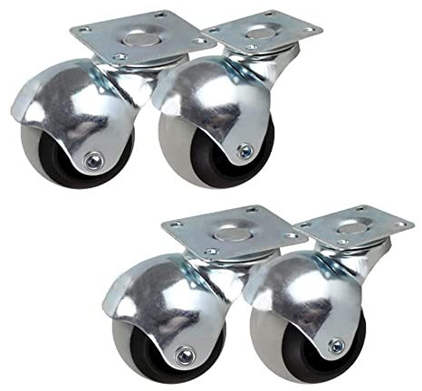 Bürorollen Rollen 2 Zoll sphärische Nylon-Sofa-Möbelrolle 50 mm Durchmesser Lenkrollen (2 Zoll flach)