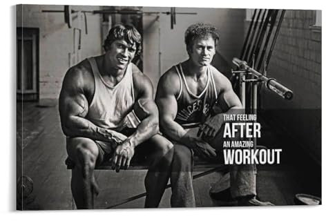 Arnold Schwarzenegger Poster Motivierende Zitate Bodybuilding (58) Leinwand Wandkunst Bild Drucke Hängende Foto Dekor Home Poster Kunstwerke 20 x 30 cm