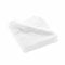 Douceur d'Intérieur, Serviette de Toilette (50 x 90 cm) Elegance Blanc, 100% Coton Uni