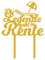 Personalisierter Ruhestand Cake Topper – Farbwahl, Rentner Geschenk, Senioren Partydeko, Rente (Liegestuhl, Gold)