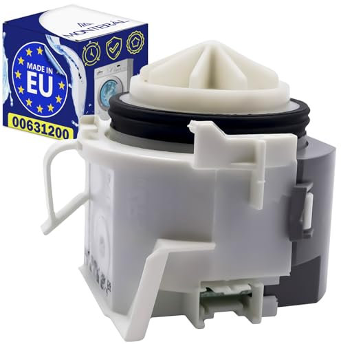 Pompa di Scarico per Lavastoviglie con Codice Originale 00631200 631200 per Bosch per Siemens - MADE IN EU - Garanzia di 10 Anni – MONTERAL
