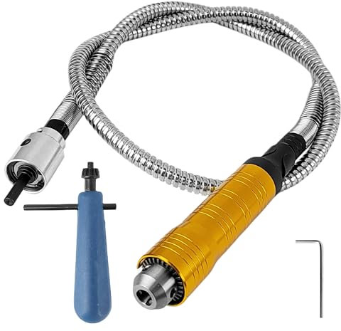 Albero Flessibile, Cavo Di Prolunga, Albero Flessibile per Trapano, Accessori per Utensili Di Tornitura, Albero per Trapano con Diametro Del Giunto Di 6 mm E Lunghezza Di 43,3 Per Taglio, Rettifica
