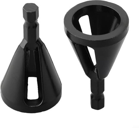 Reliable Hex Drill Bit Accessories, Deburring External Chamfer Tool 2 Pack