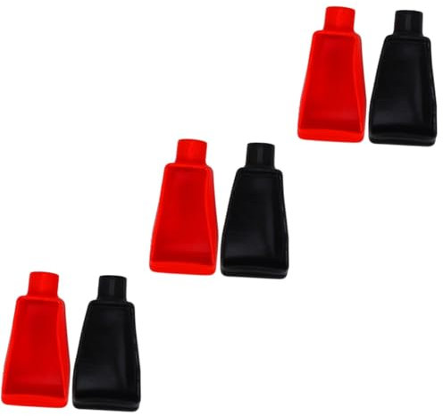 SOLUSTRE 3paare Batteriepolabdeckung Isolierte Schutzkappen Für Autobatterien Positive Und Negative Pole Leicht Effektiver Schutz Gegen Kurzschlüsse Und Leckagen