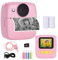 Instant Print Camera for Kids, Toys for 4-6 Year Old Girls Boys,Portable Toddler Digital Camera, Christ Birthday Gift for Girl Boys Ages 3 4 5 6 7 8 9-32G SD Card Included