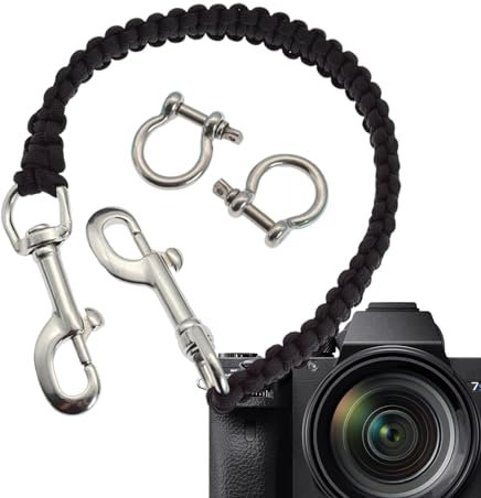 Cordino per il trasporto 'alloggiamento a fotocamera subacquea,Cordino per il trasporto 'alloggiamento a fotocamera, Cordino per immersione flessibile resistente all'abrasione, Cinghie per fotocamera