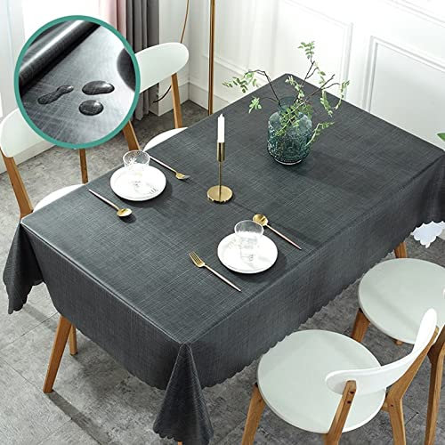 Wasserdichte schwarze Tischabdeckung, individuelle Größe, Schutzfolie für Tisch/Tischmatte, 190 x 140 cm