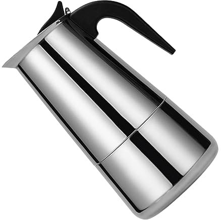 OFFSCH Cafetera De Acero Inoxidable Cafetera Wmf Diseño Elegante Para Capuchinos y Lattes