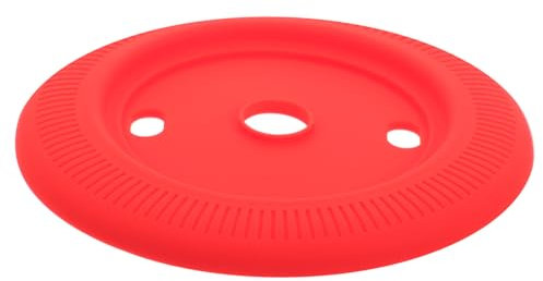 DOITOOL Thermostat Protective Cover Round Wall Plate Silicone Wall Plate Cover Thermostat Accessory Soft Silicone Case