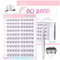GAQQI Self Adhesive Eyelash Clusters, Natural Look No Glue Lashes 10-16mm, No Band Self Adhesive Lash Clusters 100pcs, Press On Lashes Invisible Band, With Lash Tweezer (LACE)
