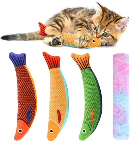 Yamobi Lot de 3 jouets à l'herbe à chat - Coussin et coussin de valériane pour chat - Jouet interactif avec herbe à chat et valériane