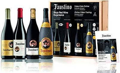 Faustino Premium Red Wine Experience Case 4x75cl | A Journey Through Spain's Rioja Heritage – From the Cellars of Bodegas Faustino to Your Glass | Rioja, Spain |
