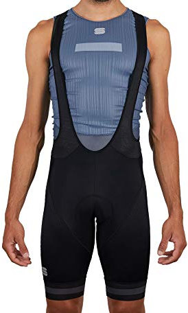 Sportful Salopette Bodyfit Team Classic Uomo, Nero, XXL
